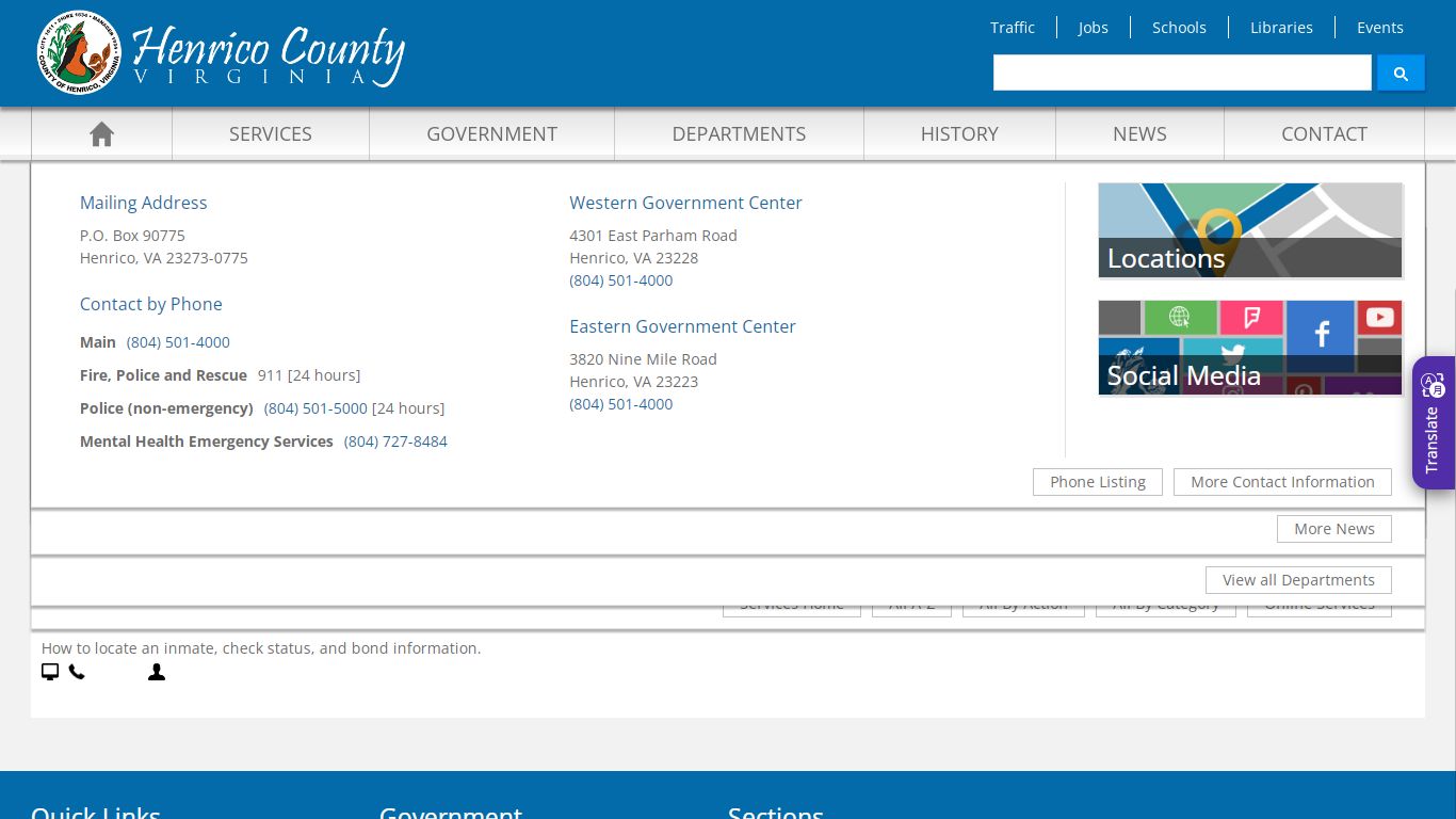 Find Inmate Archives - Henrico County, Virginia